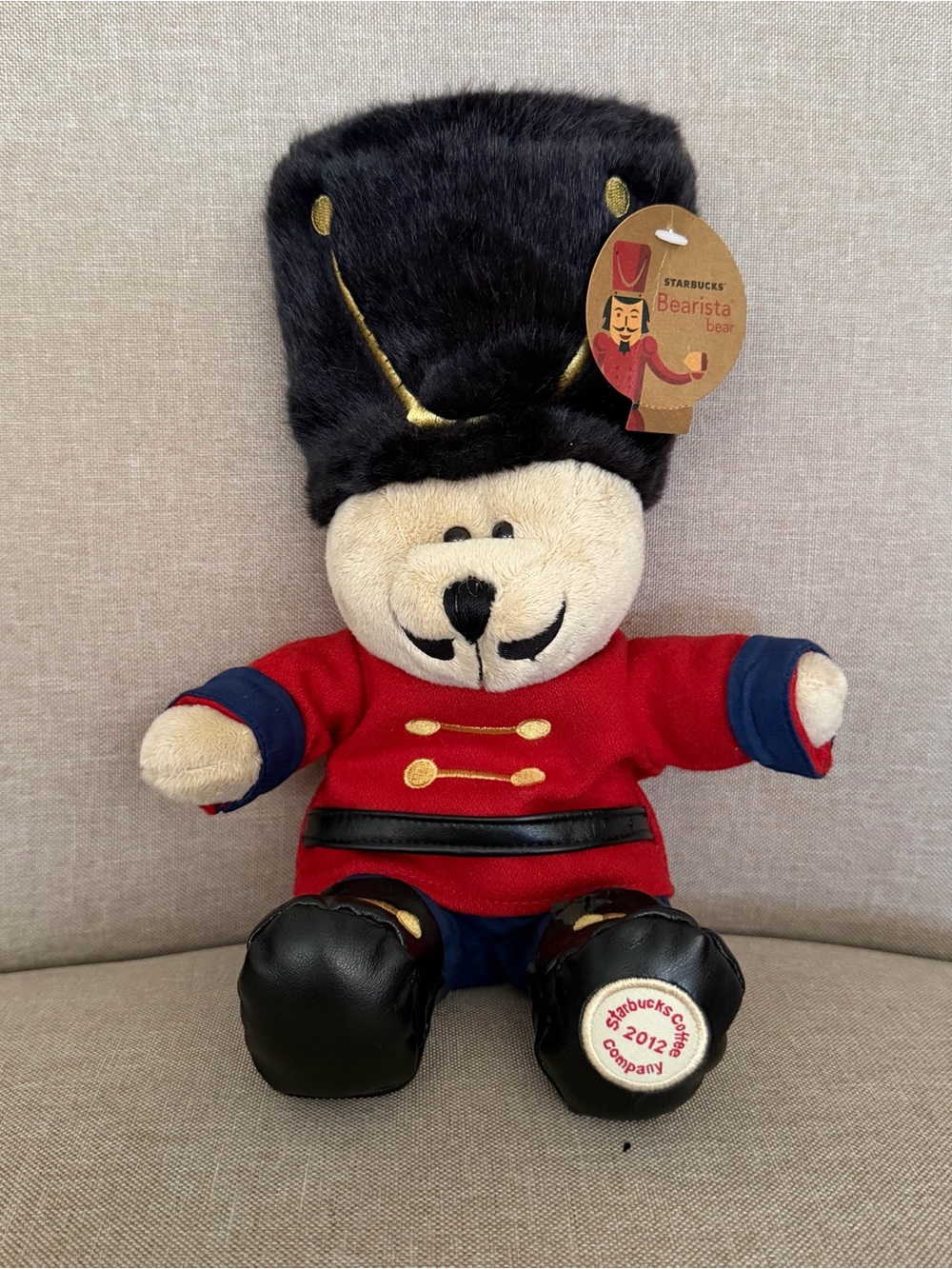 Starbucks 2012 Royal Guard Bearista, 107th Edition With Original Tags